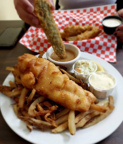 Fish and Chips at Nelly's