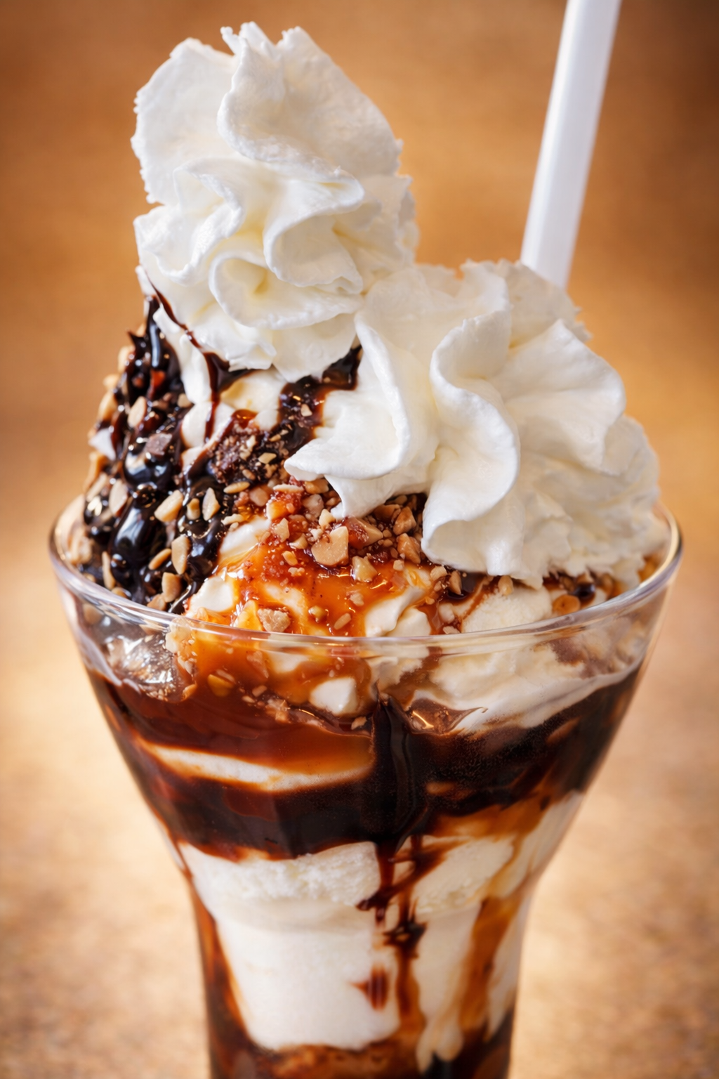 Sundae and milkshake at Nelly's Dairy Bar